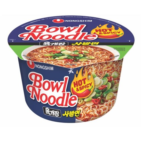 Picture of NONGSHIM HOT & SPICY NOODLE BOWL 100GR